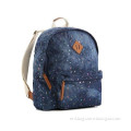 Hot Sale Floral Printed Canvas Backpack For Girl